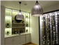 wine cellar with private dining room